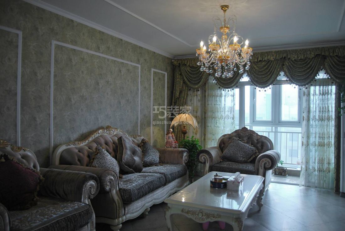 -盛世长安135平简欧风格设计方案