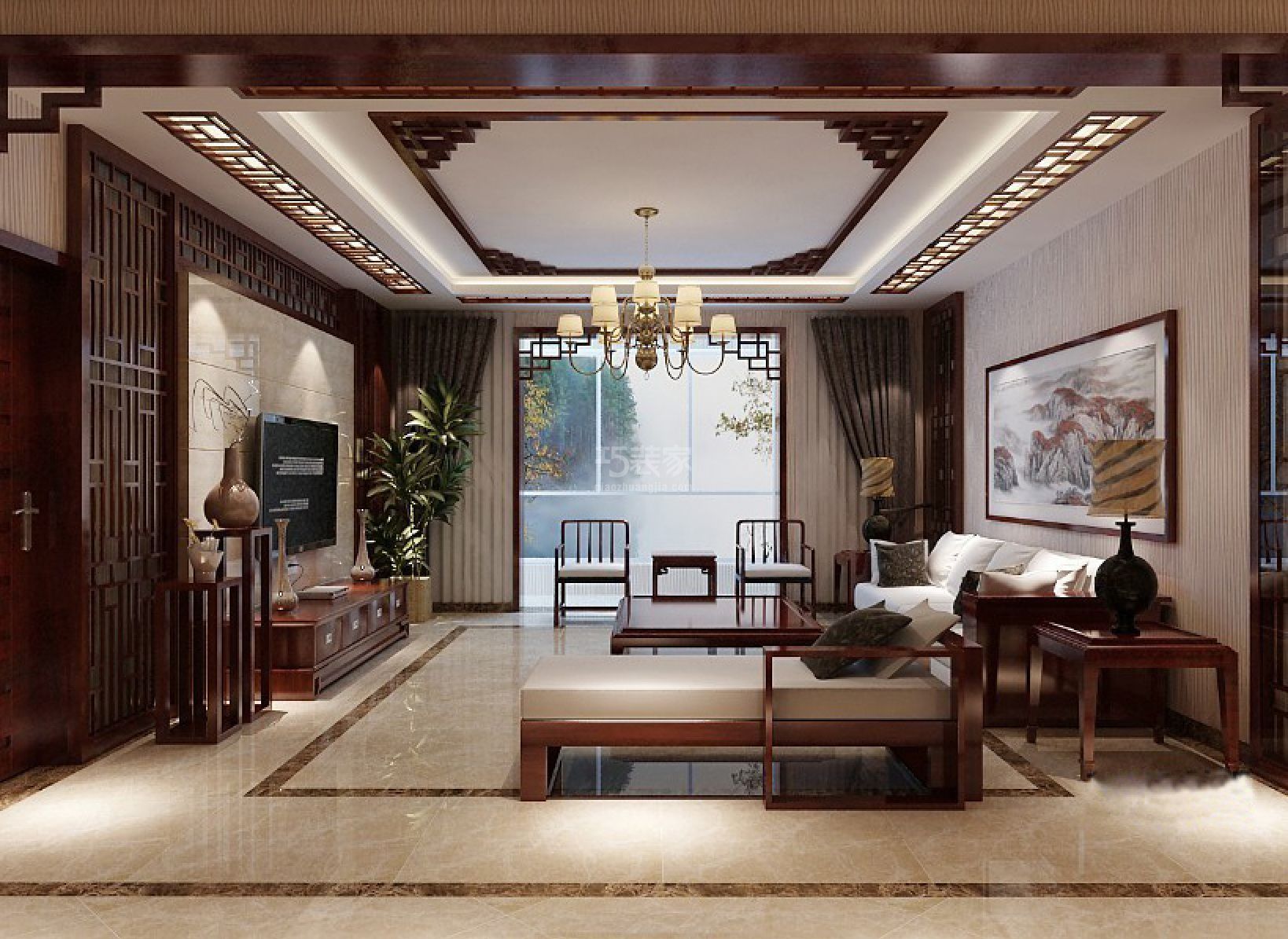 -老房装修~西铁小区150平新中式设计方案