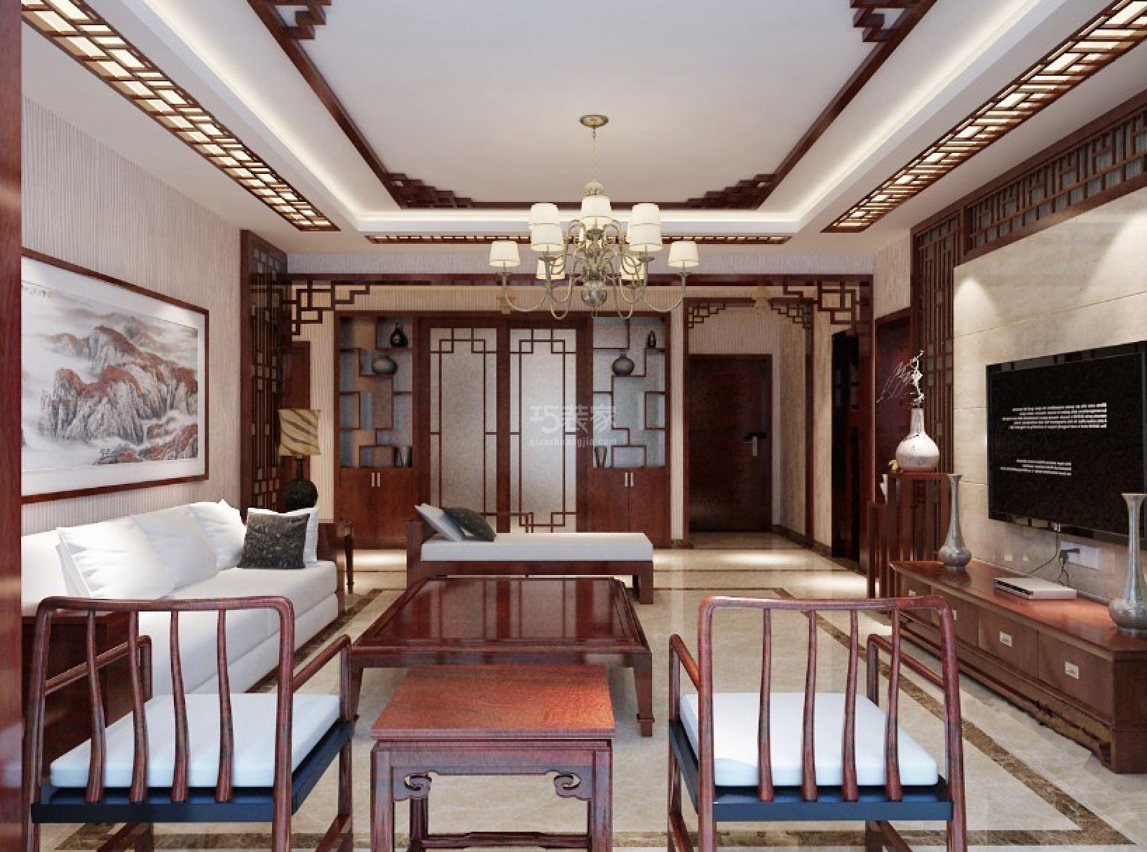 -老房装修~西铁小区150平新中式设计方案