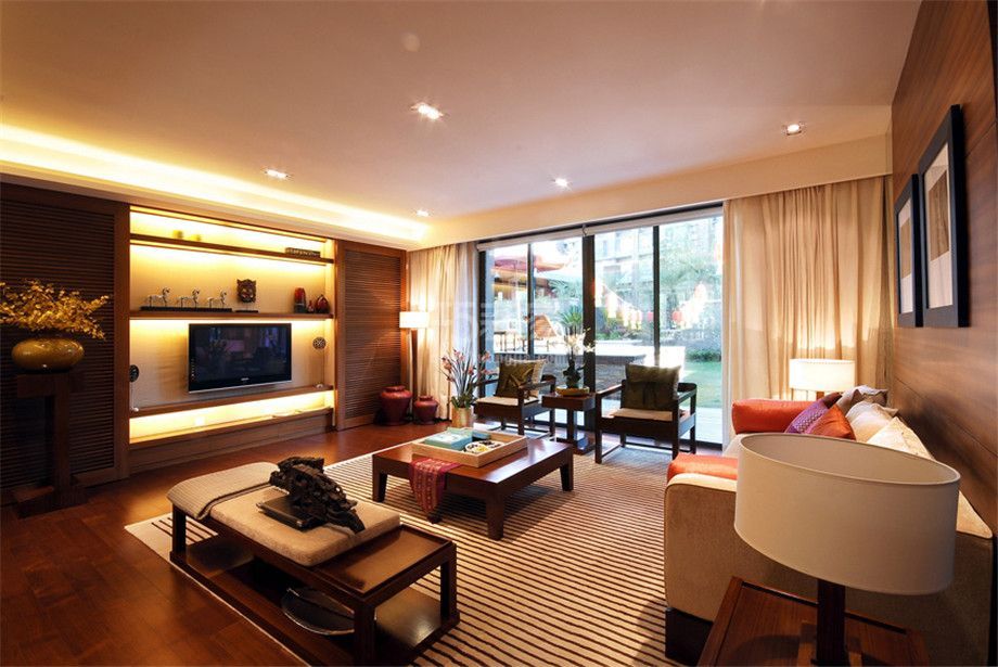 铁路局小区新中式风格装修案例