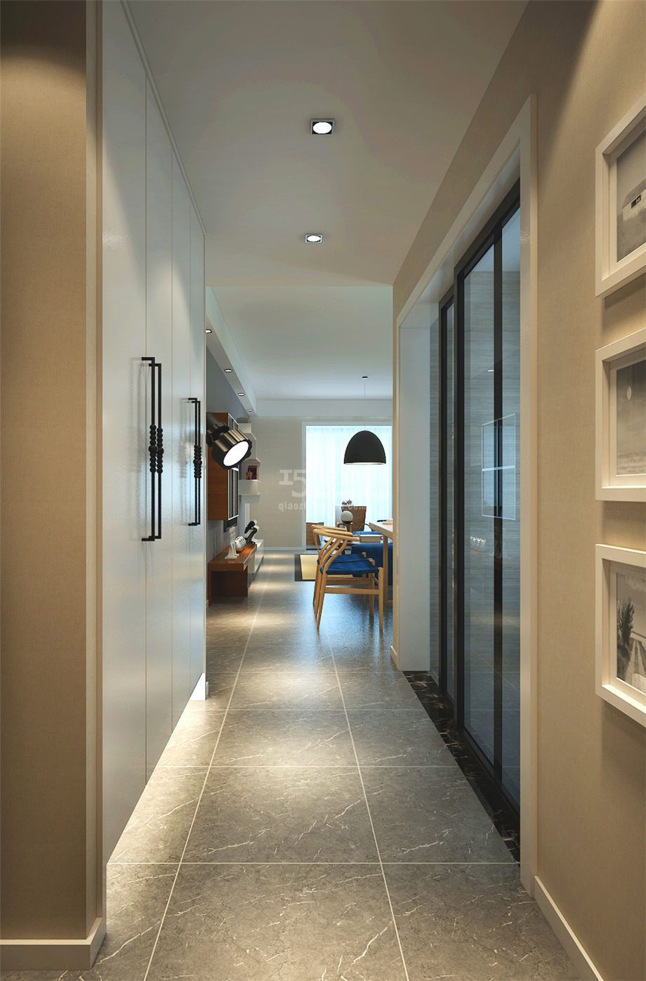 融侨城四期130平后现代风格设计方案