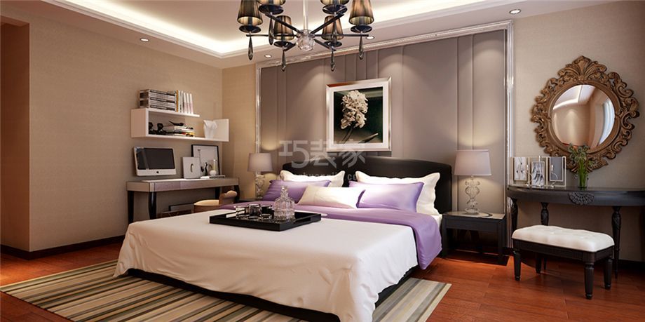 阎良馨苑128平简约风格设计方案