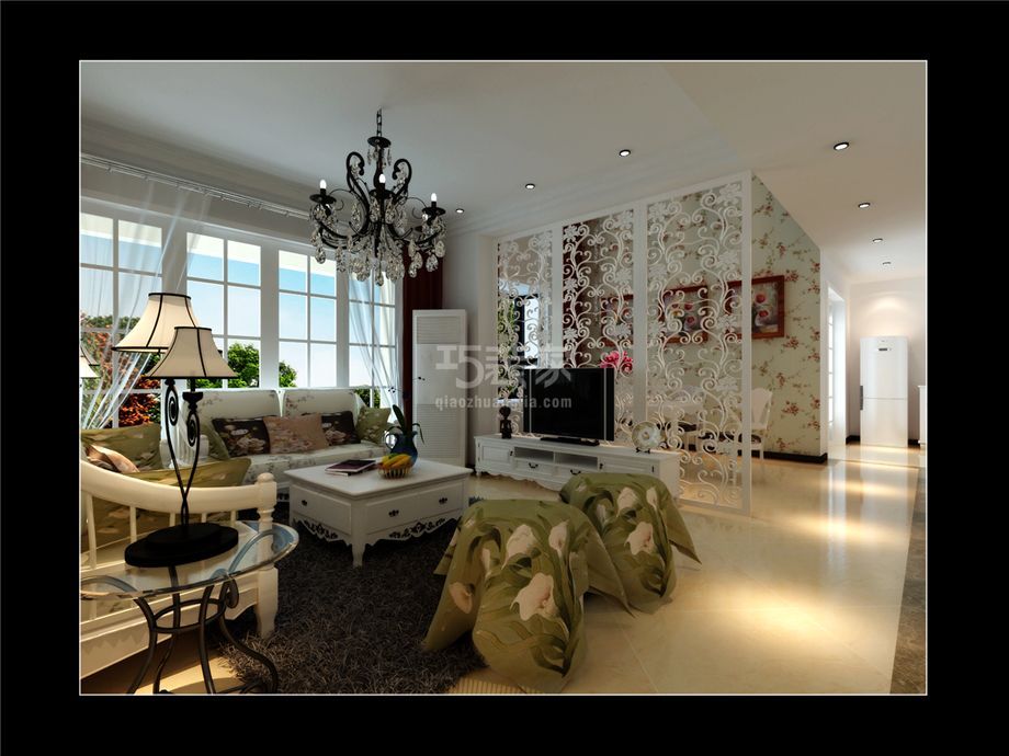 恒大绿洲200平欧式风格设计方案