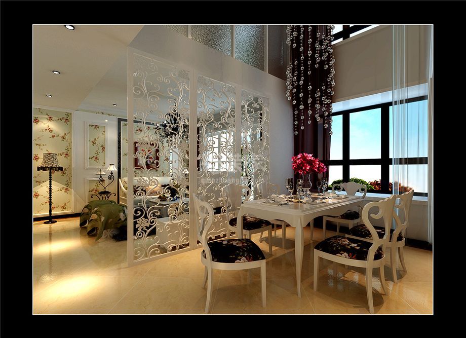 恒大绿洲200平欧式风格设计方案