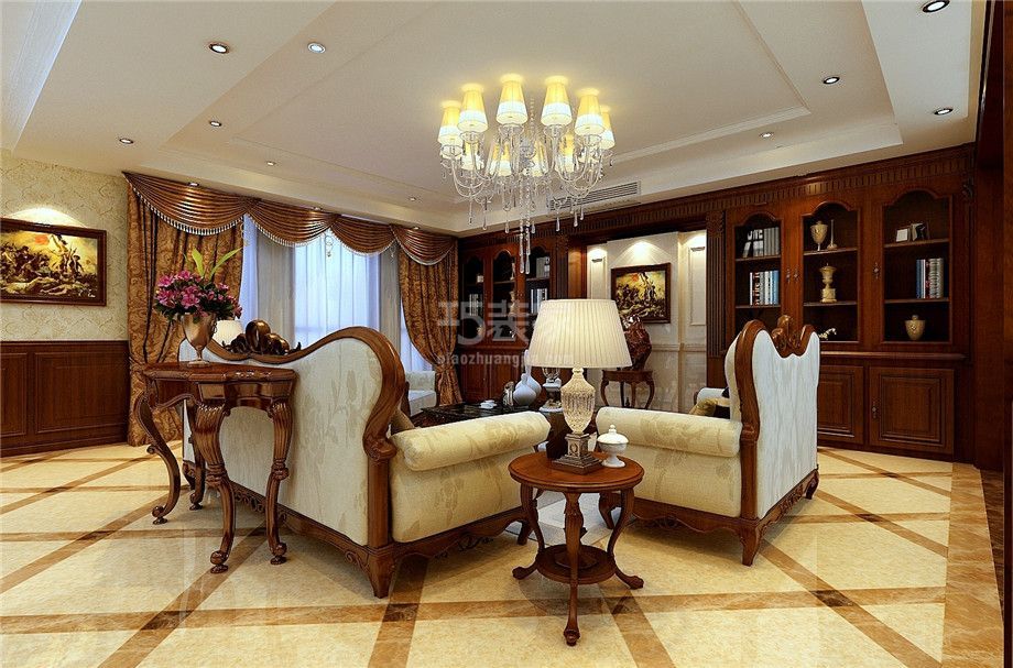 白桦林间262平欧式风格方案设计