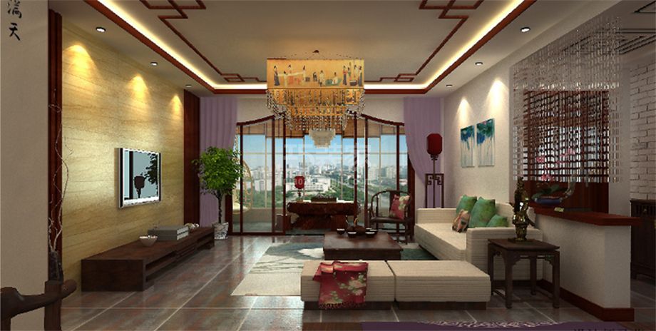 逸翠园140平中式风格方案