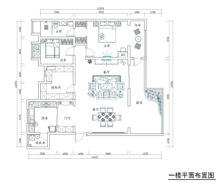 西电260平现代简约风格设计方案