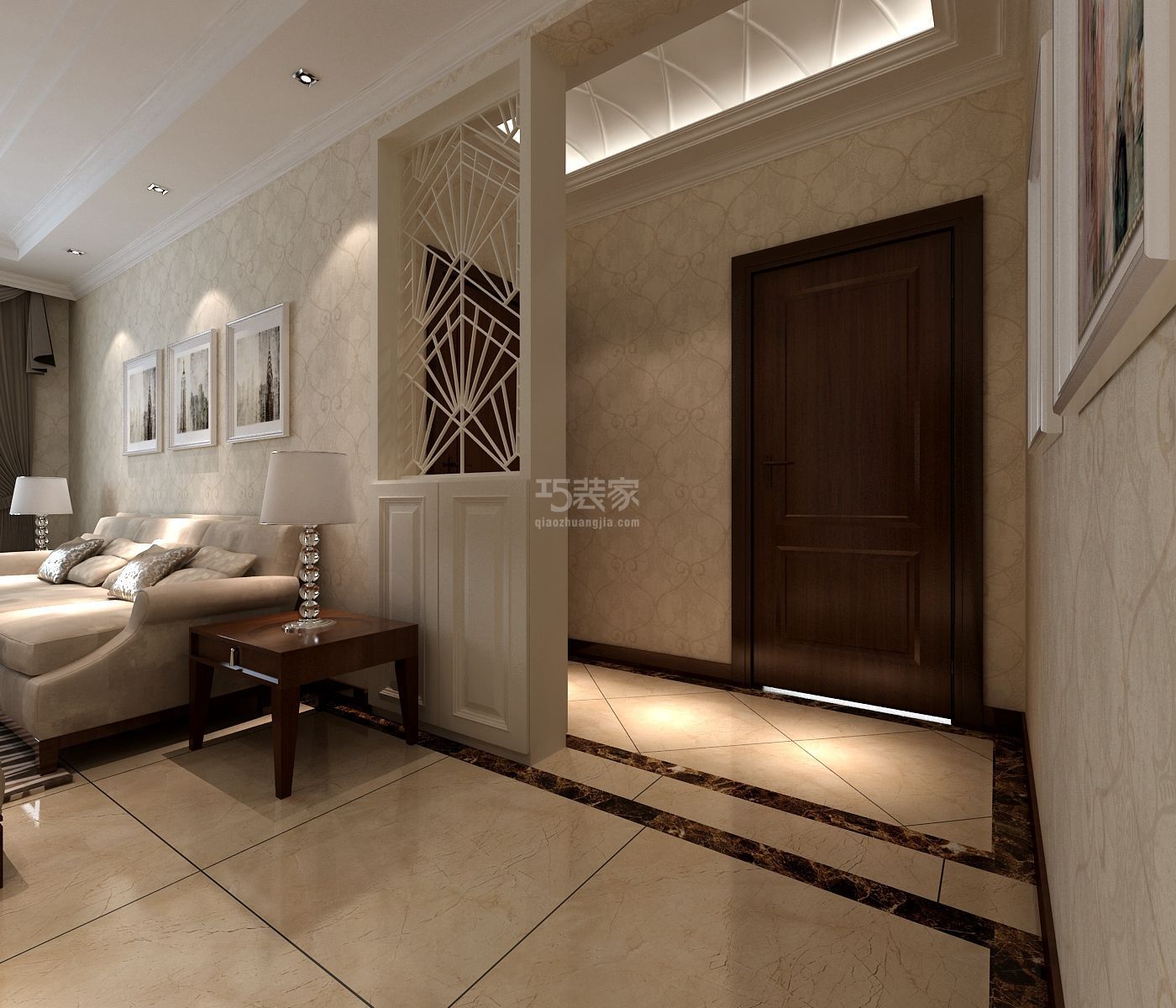 -政法大学160平欧式风格设计方案