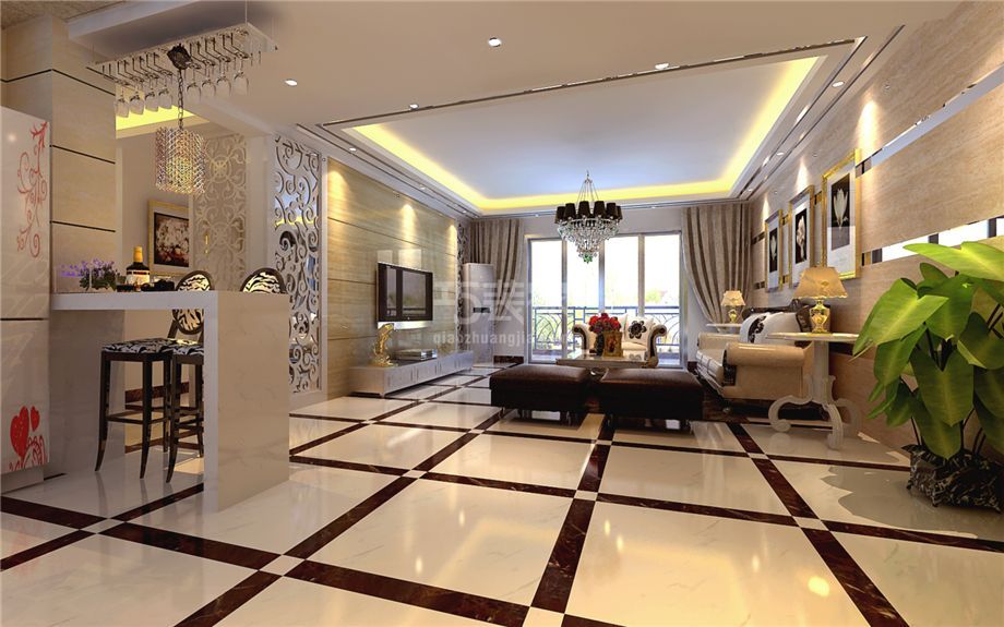 中奇哈弗中心140平现代简约风格设计方案