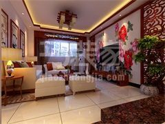 利君未来城120平现代中式风格设计方案