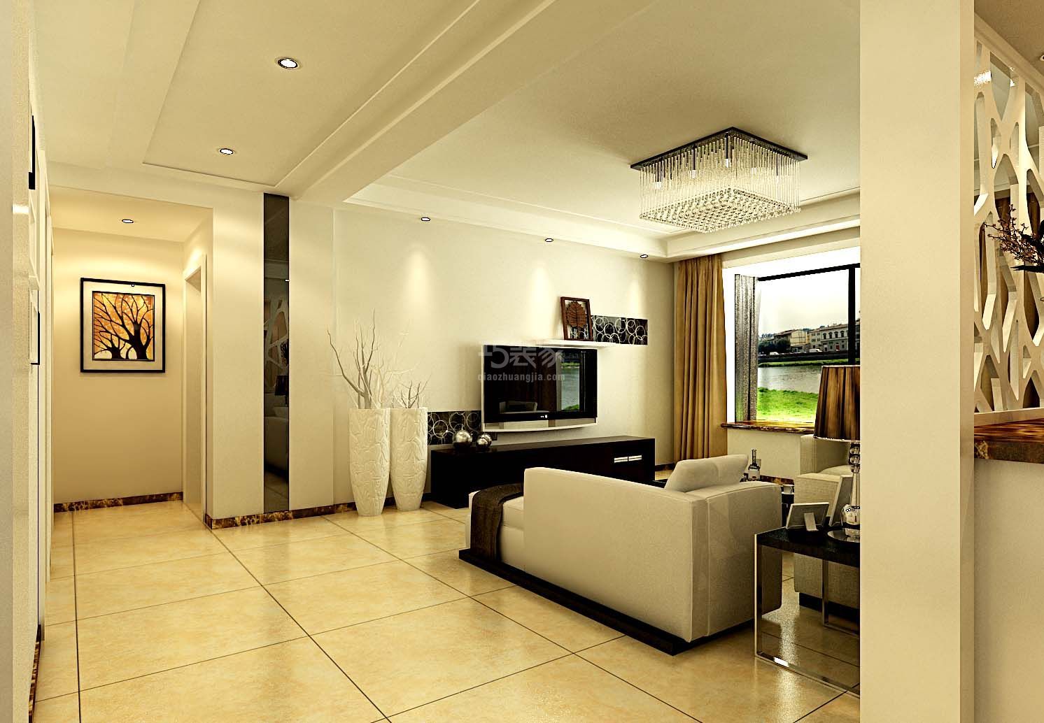 -华清学府城130平米简约风格设计方案