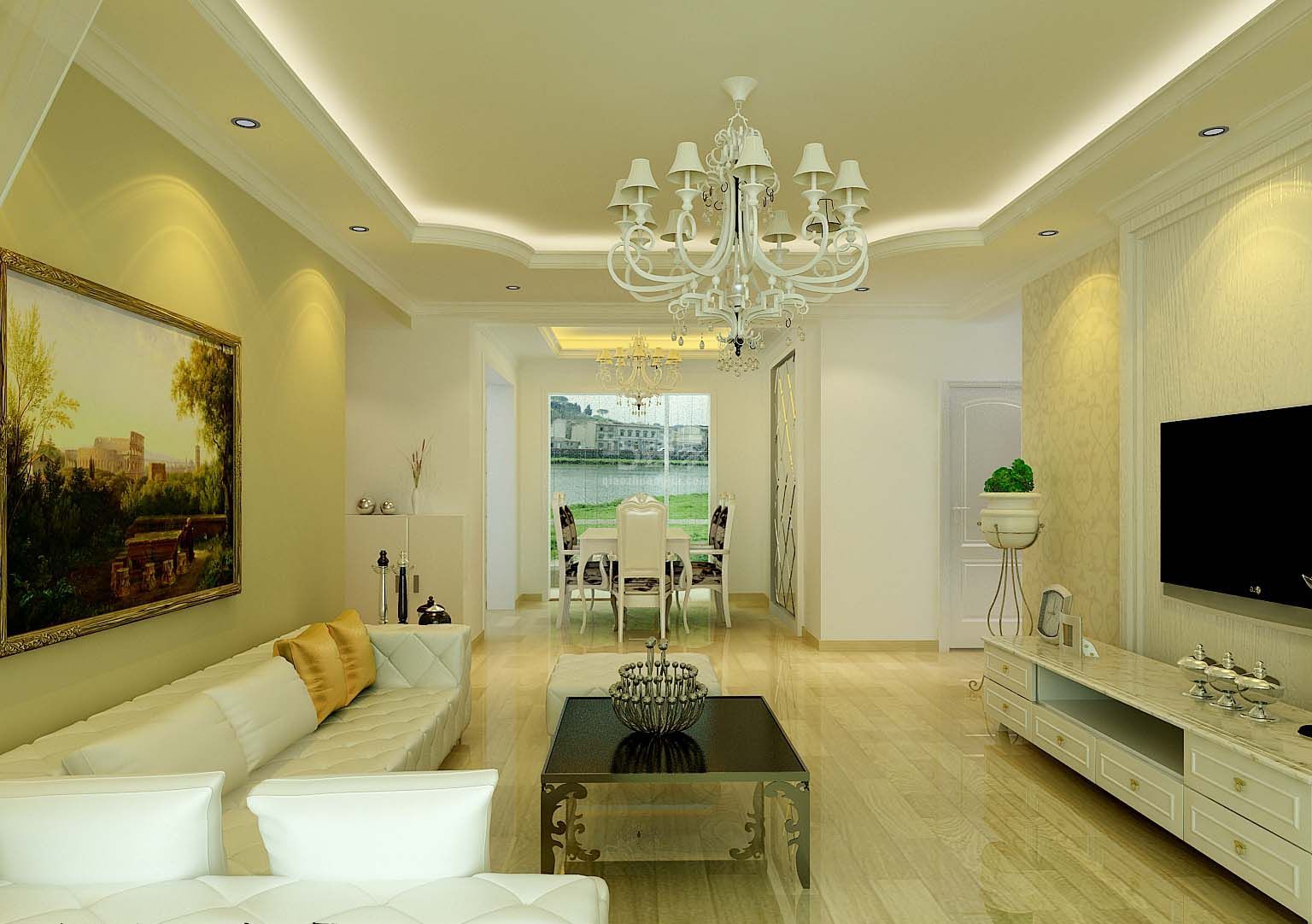 -金源御景华府140平米简欧风格设计方案