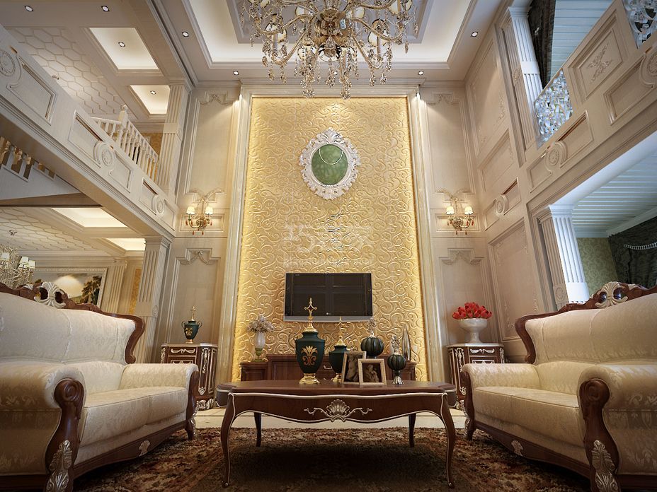 -金地湖城大境350平欧式风格设计方案