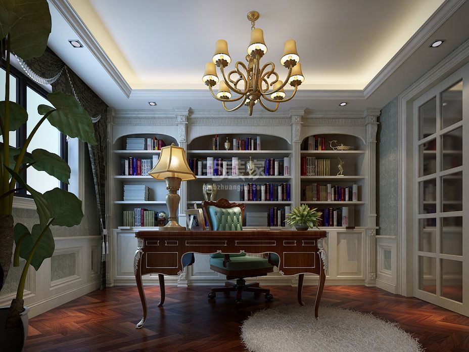 -金地湖城大境350平欧式风格设计方案