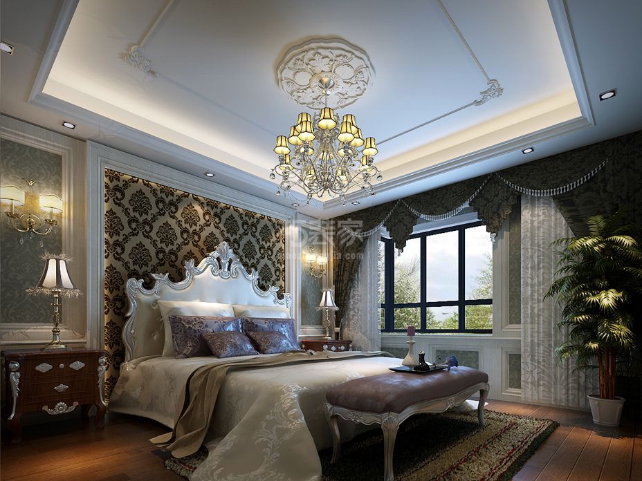 -金地湖城大境350平欧式风格设计方案