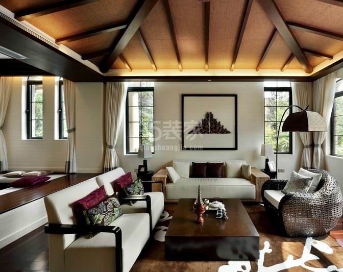 -御景城140平东南亚风格设计方案