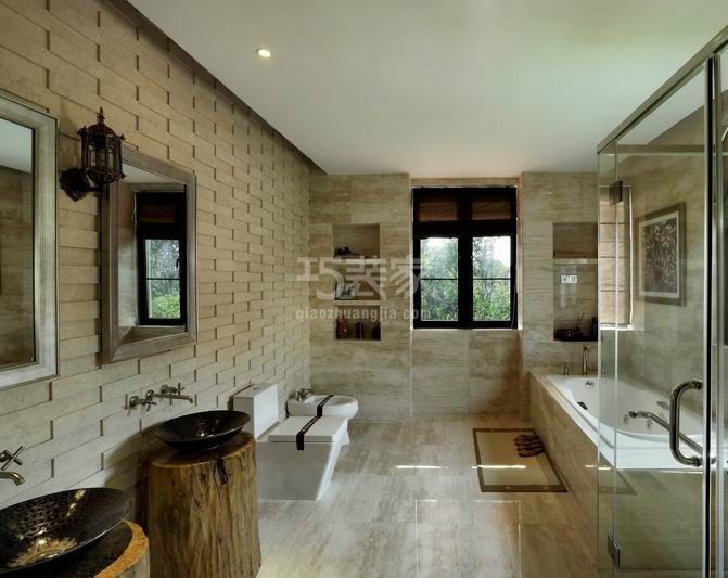 -御景城140平东南亚风格设计方案