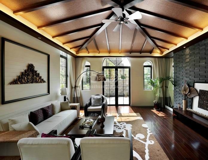 -御景城140平东南亚风格设计方案