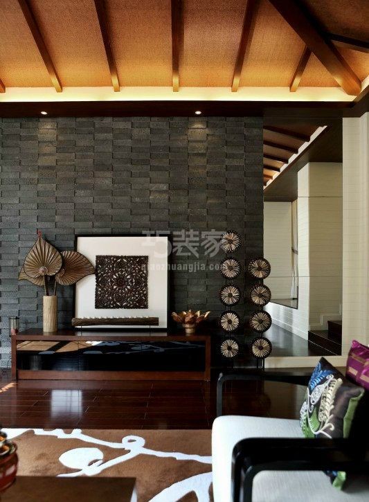 -御景城140平东南亚风格设计方案