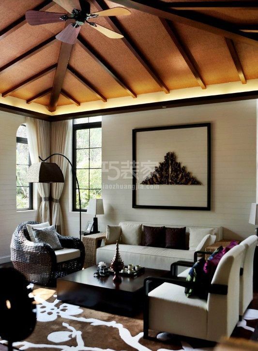 -御景城140平东南亚风格设计方案