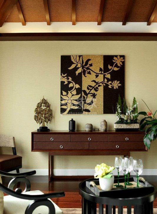 -御景城140平东南亚风格设计方案