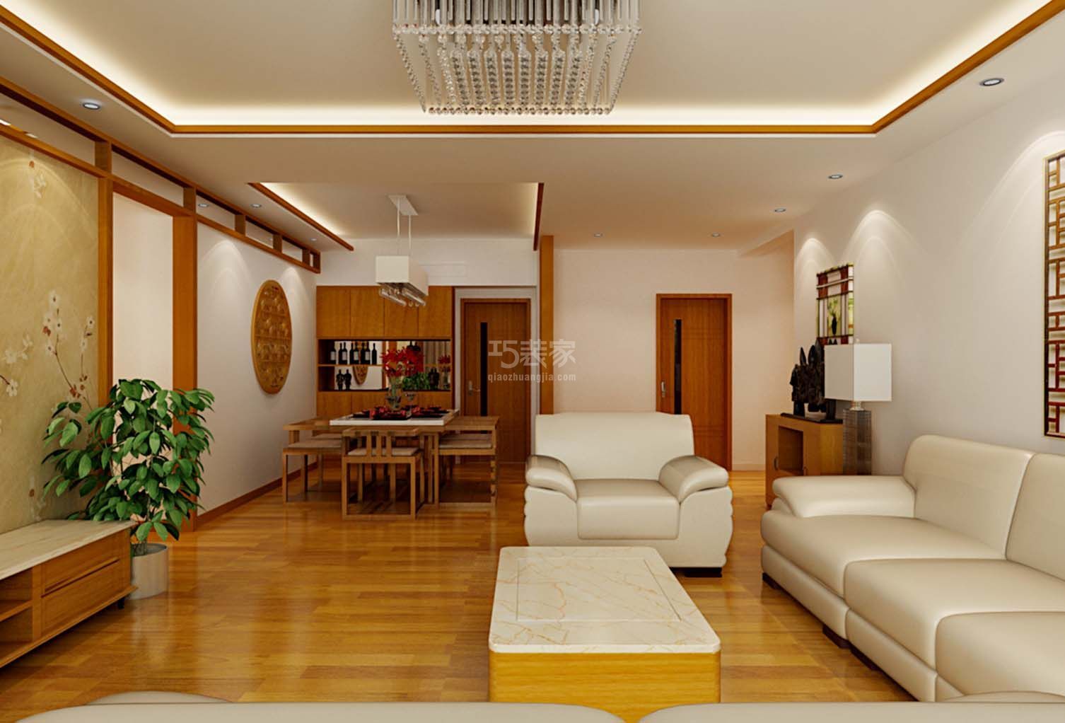 -白桦林间170平新中式风格设计方案