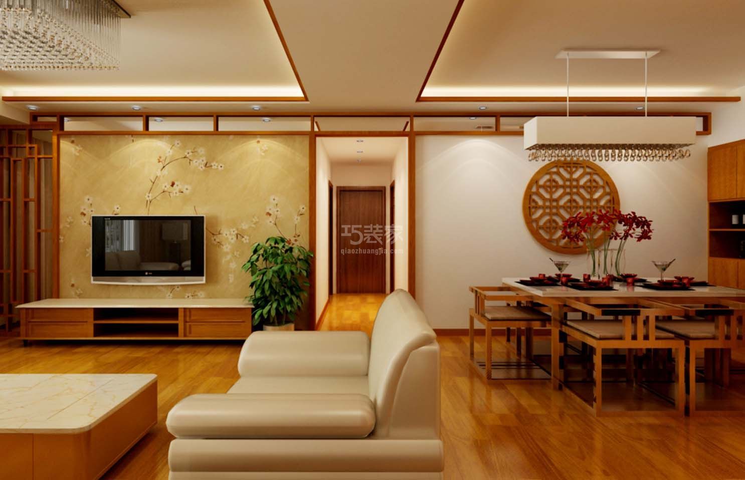 -白桦林间170平新中式风格设计方案