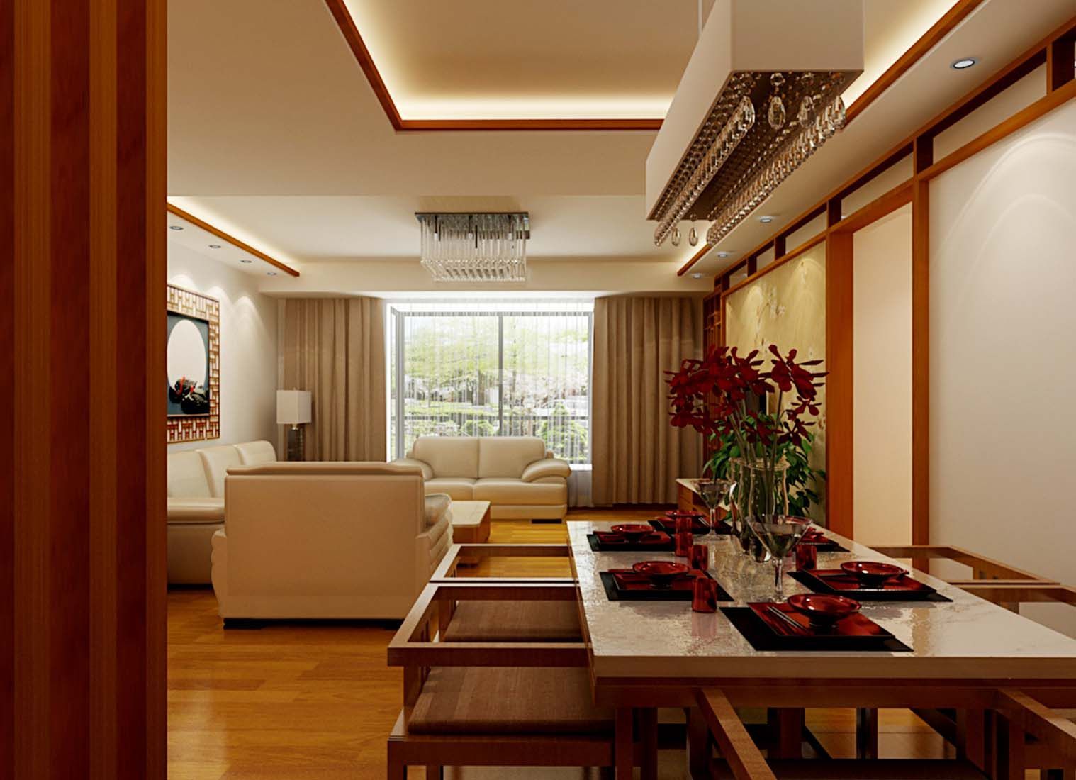 -白桦林间170平新中式风格设计方案