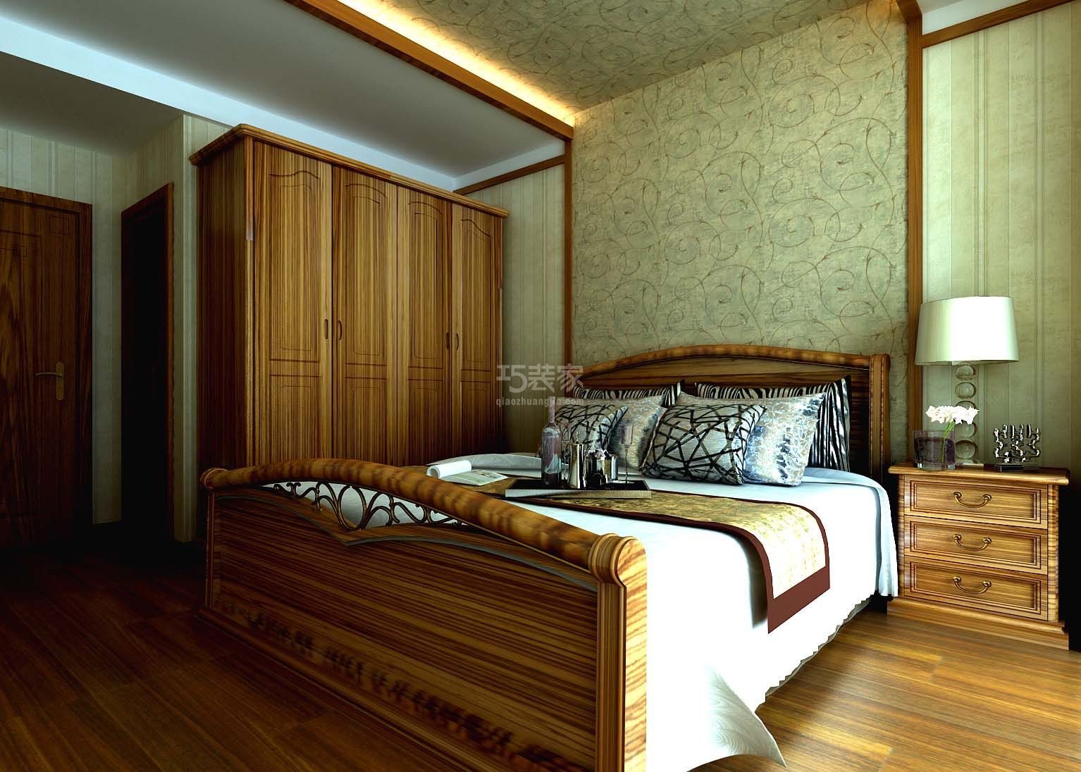 -紫薇东进111平米新中式风格设计方案