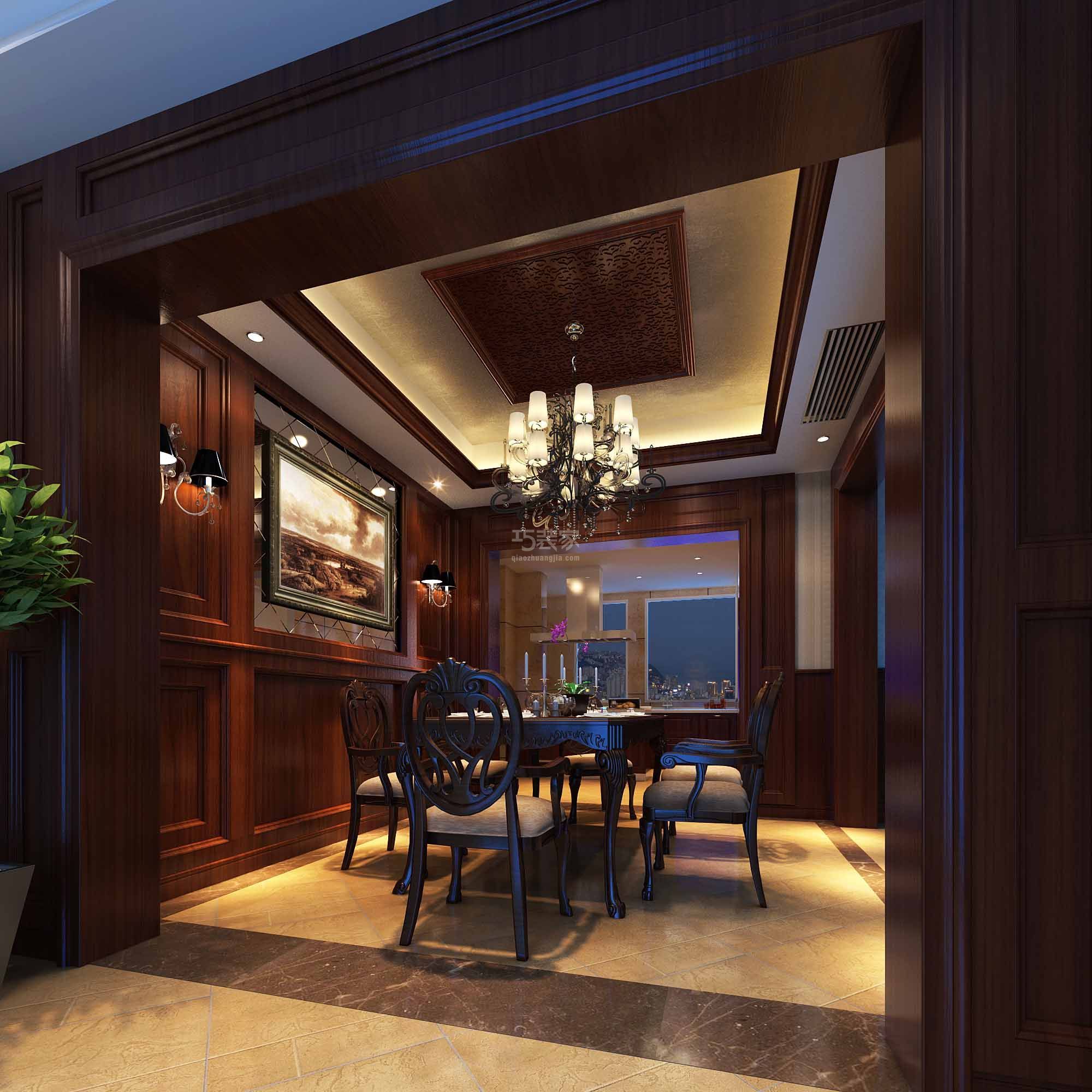 -融侨城小区170平米欧式风格设计案例