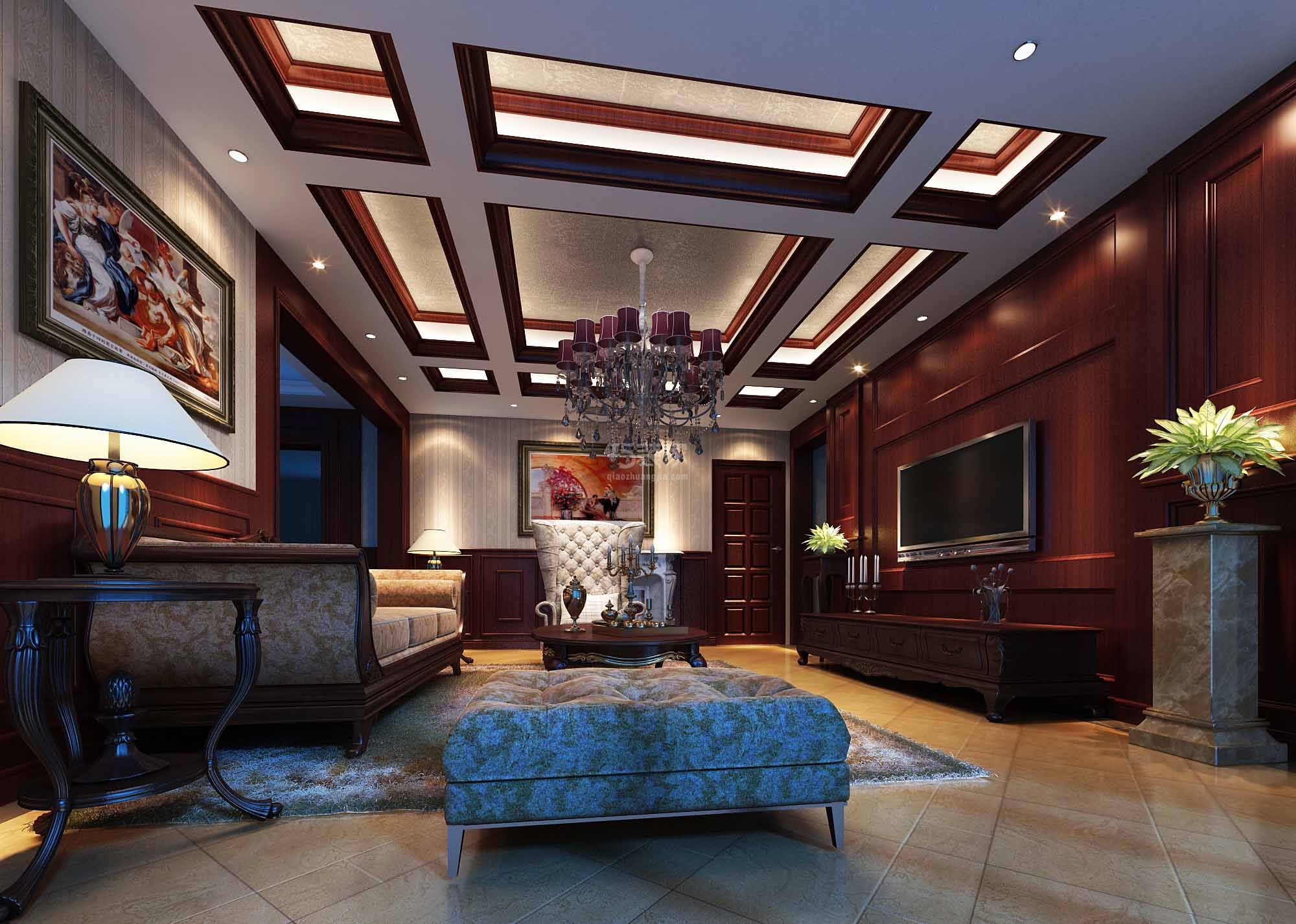 -融侨城小区170平米欧式风格设计案例