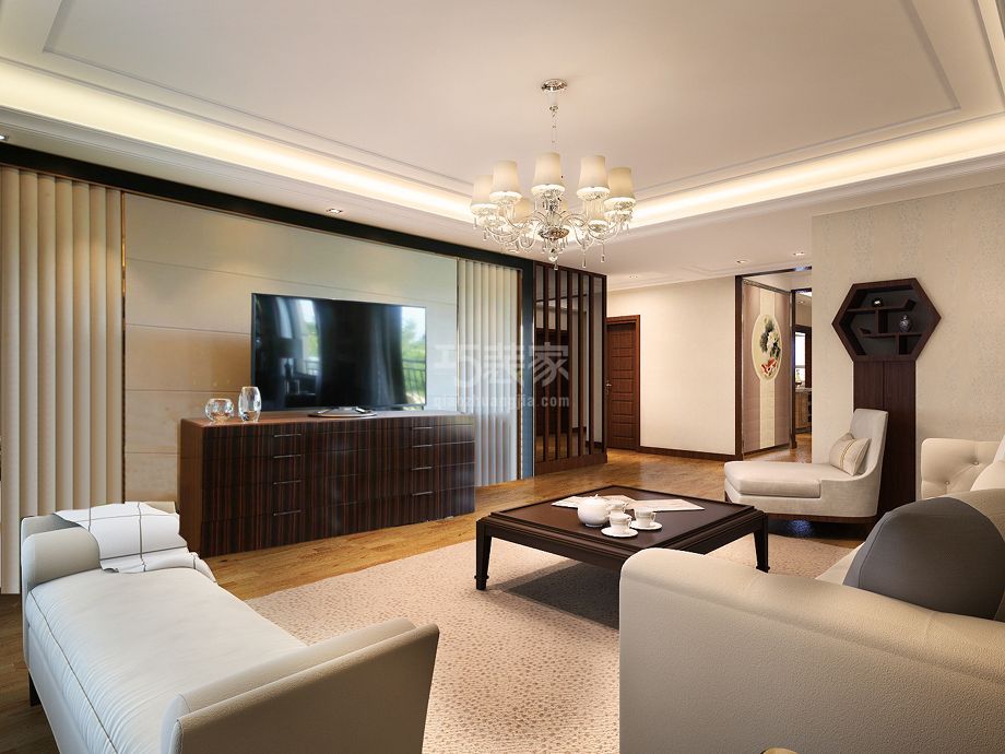 -曲江兰亭220平米新中式风格