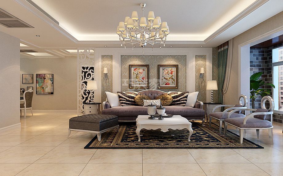 -陕西中医药大学180平米简欧风格