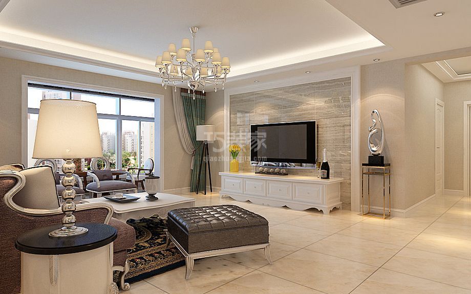 -陕西中医药大学180平米简欧风格