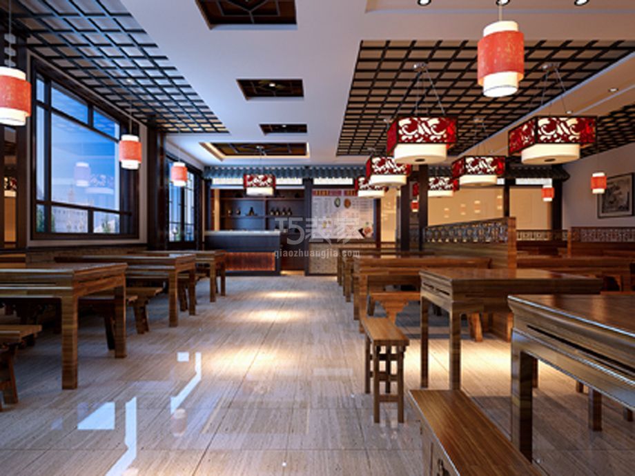-天下第一面馆260平米中式风格