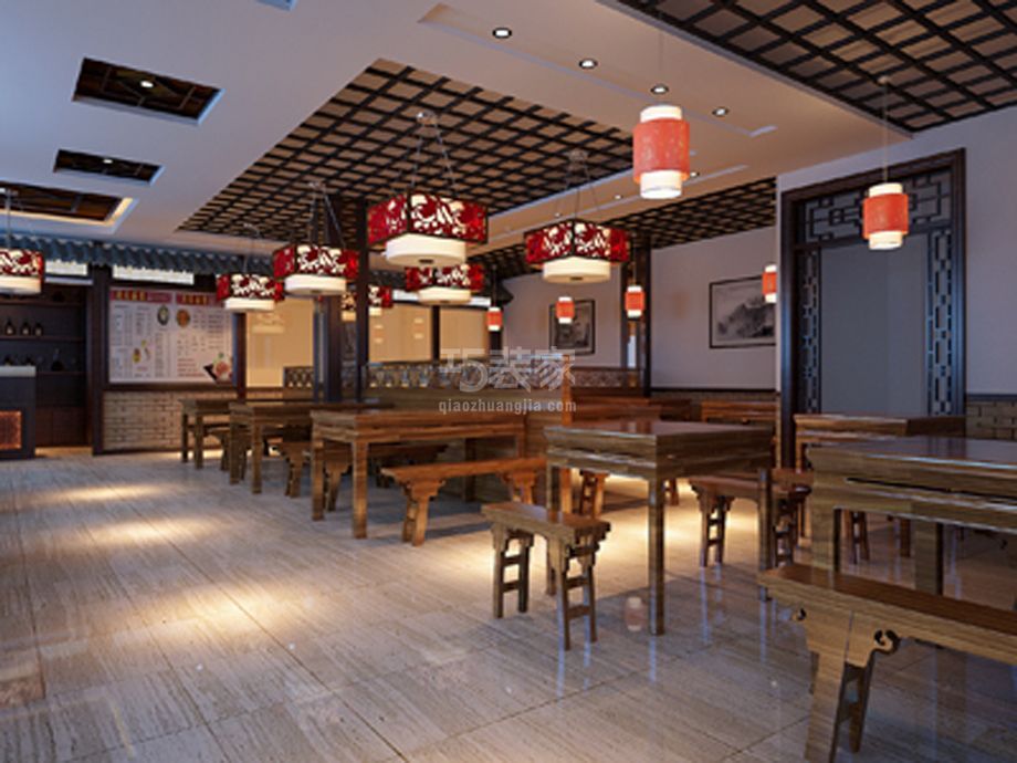 -天下第一面馆260平米中式风格