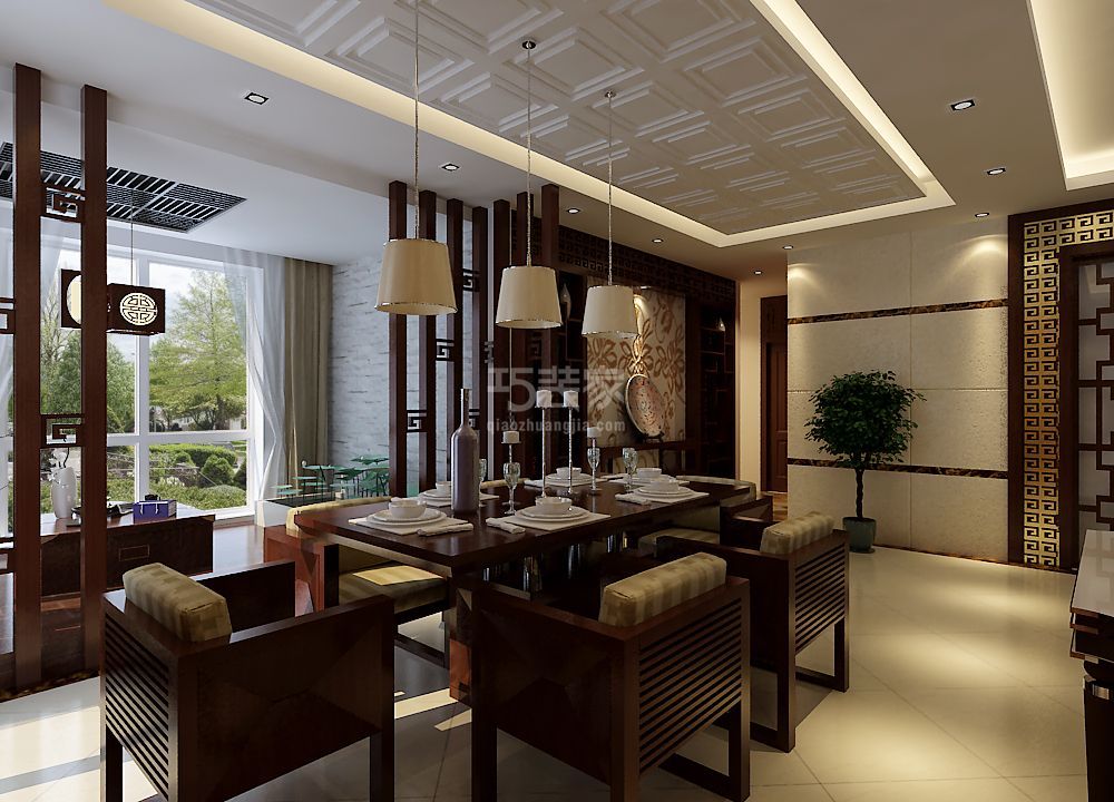 风尚曲江华府195平 新中式风格