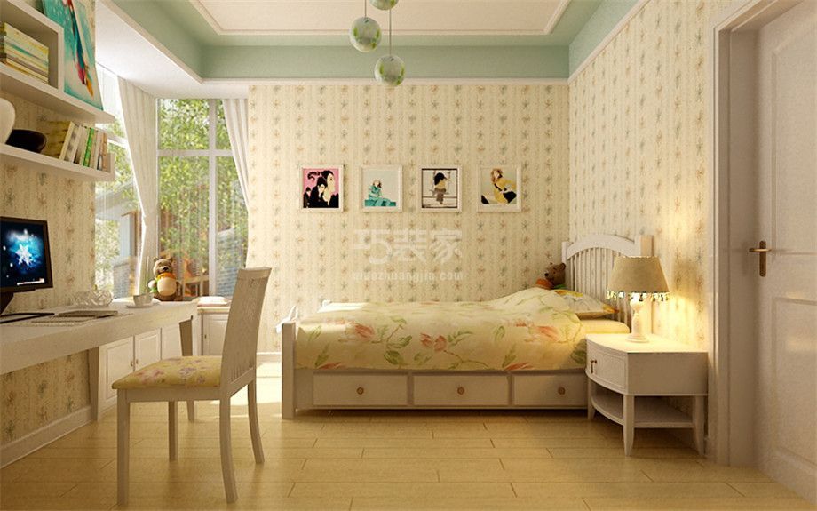 -天朗大兴郡120平欧式风格设计方案