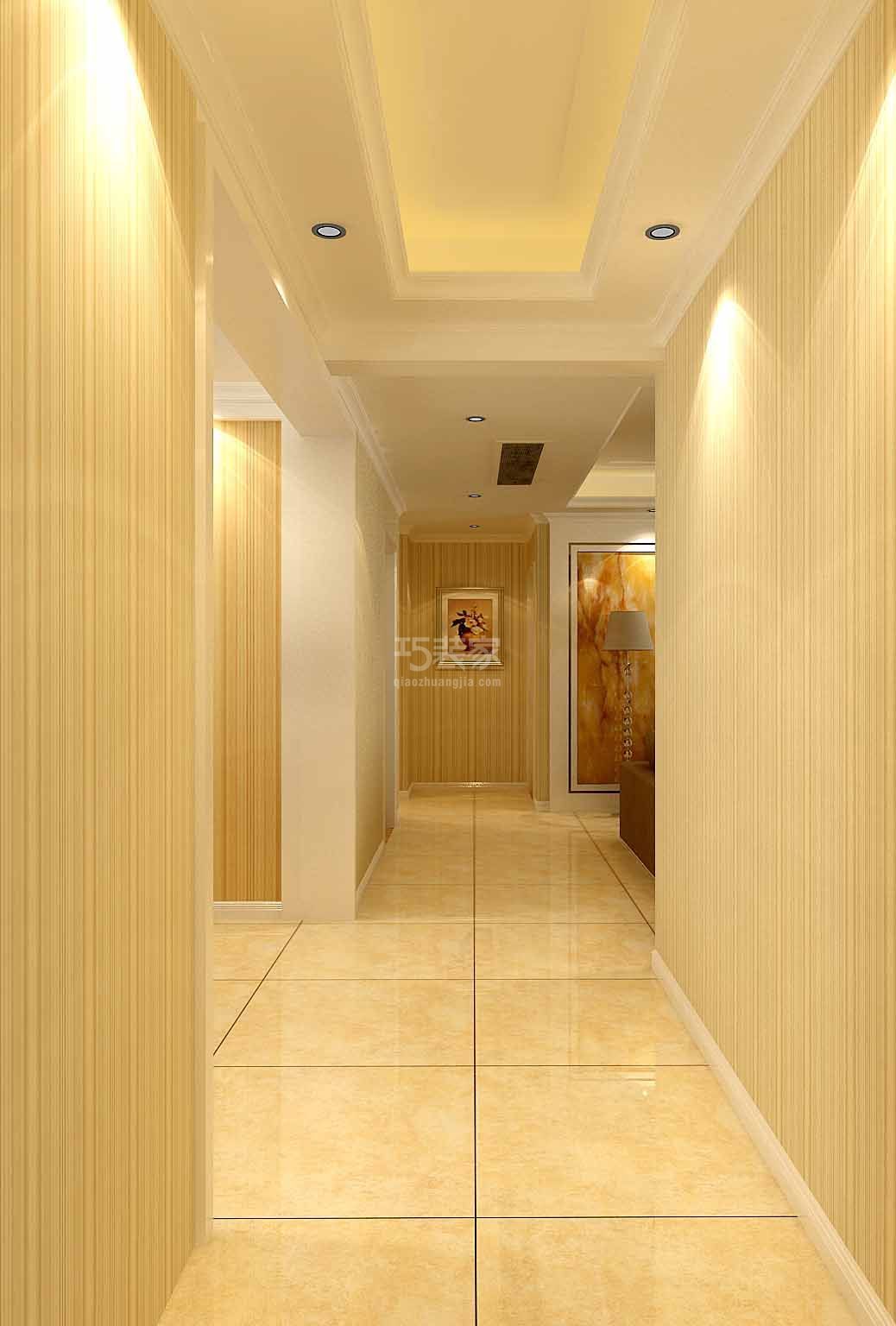 -临潼瑞麟君府小区140平米简欧风格设计方案