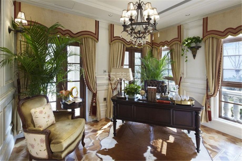 -龙湖花千树230平美式风格设计方案