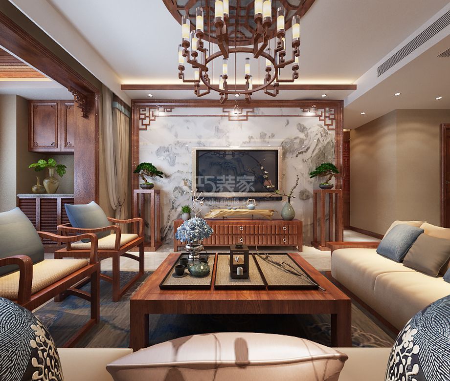 -金辉悦府 135平方米 中式风格