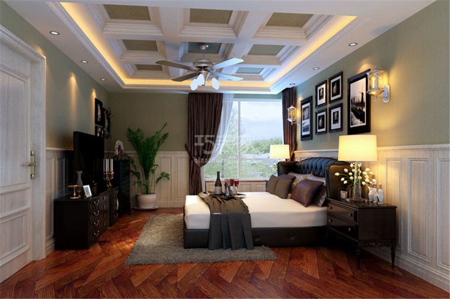 中海·开元壹号168平混搭风格设计方案