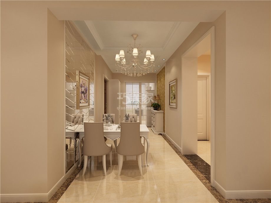 紫薇东进100平欧式风格设计方案