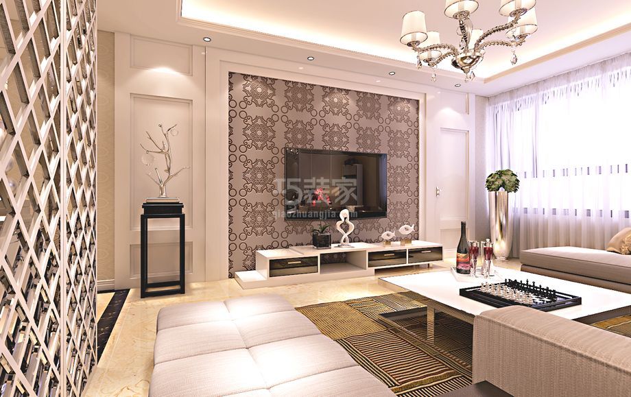 -开元壹号128平米现代简约风格