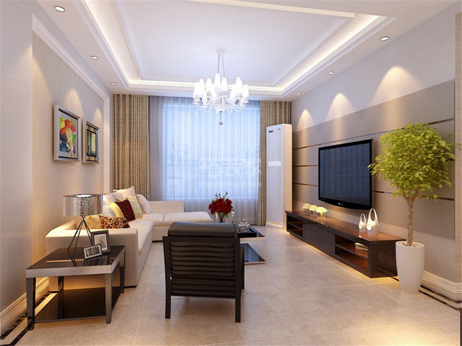 融侨城115平简约风格设计方案