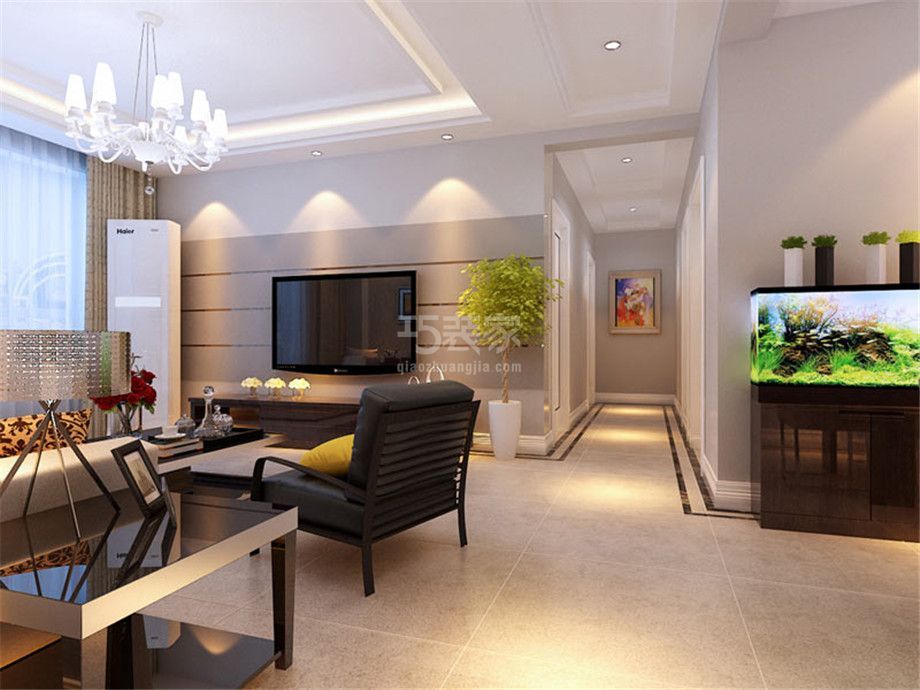 融侨城115平简约风格设计方案