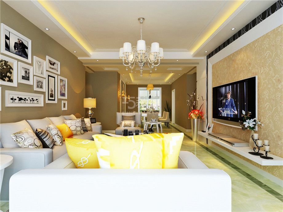 陕鼓103家属院135平简约风格设计方案