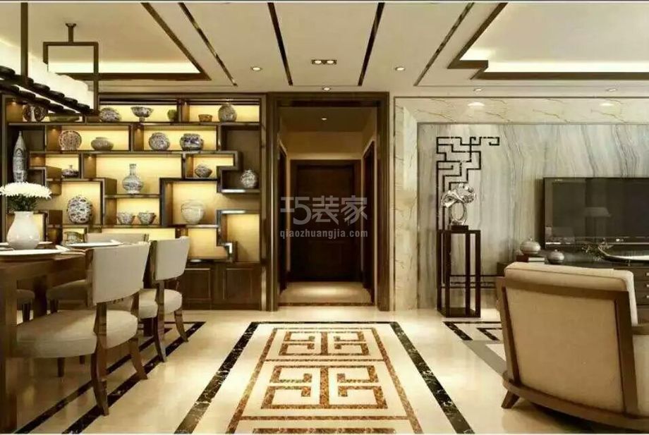 -振业泊墅  140平米 中式