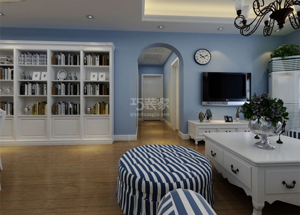 -国色天香96田园风格设计方案