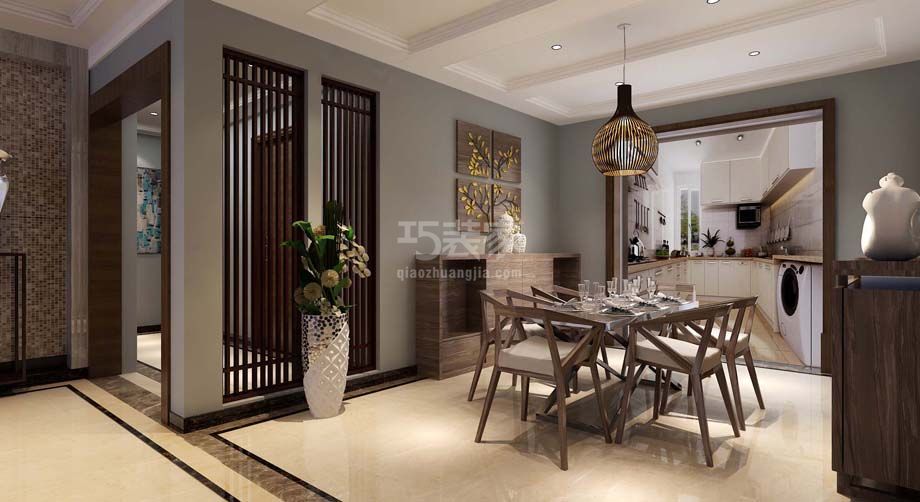 -浅水湾117平米新中式